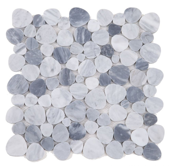 Elysium - Aphrodite Mix Grey Honed Marble Mosaic