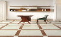 Unicom Starker - Marmorea Collection - 3 in. x 12 in. Tile - Rosso Verona floor installation