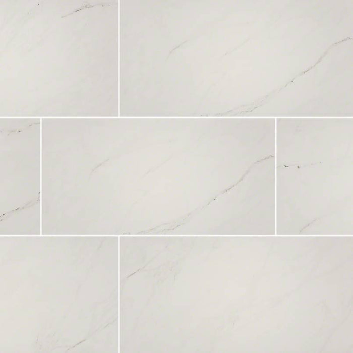 MSI - Aria 3 in. x 18 in. Porcelain Tile - Ice