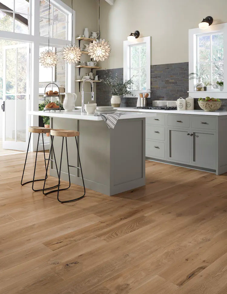 Mannington - Normandy Oak Engineered Hardwood - Brioche