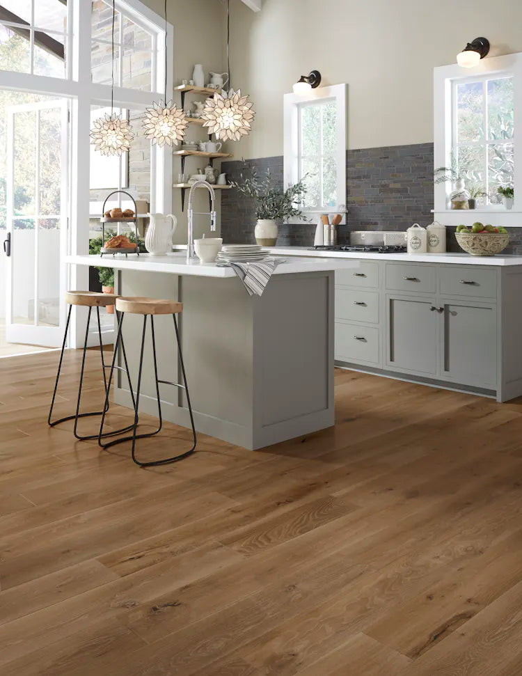 Mannington - Normandy Oak Engineered Hardwood - Brandy Room Scene