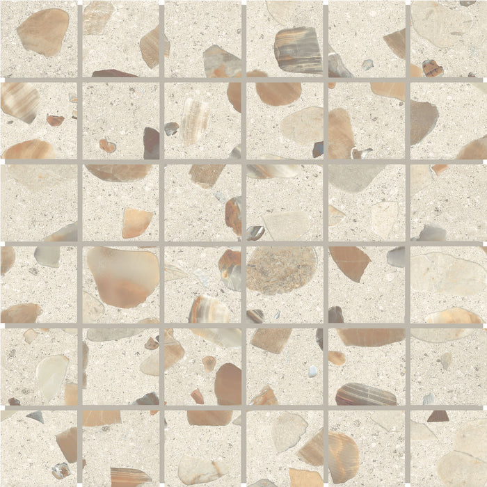 Marazzi - Curation 2 in. x 2 in. Matte Porcelain Straight Joint Mosaic - Stucco