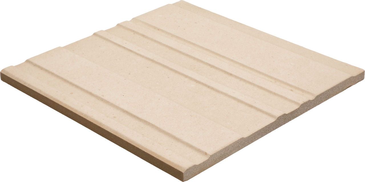 Marazzi - Crafthouse 8 in. x 8 in. Fluted Matte Porcelain Tile - Pomice