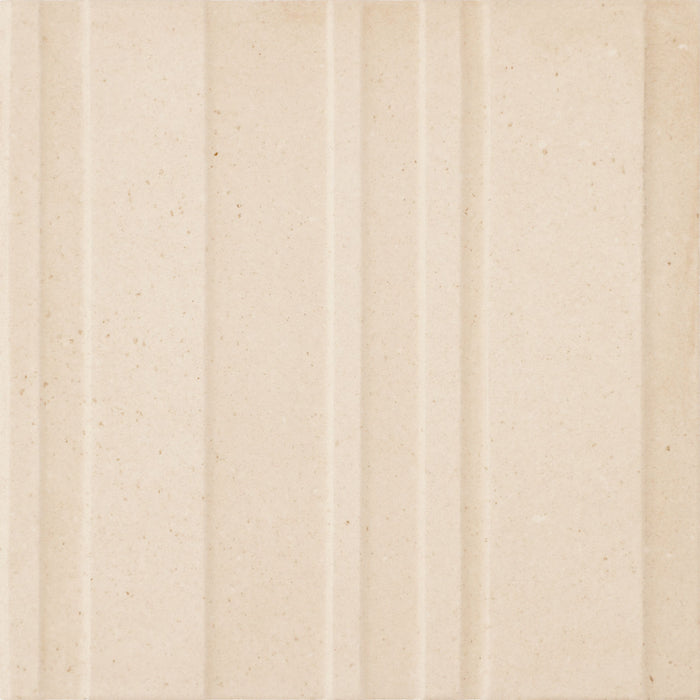 Marazzi - Crafthouse 8 in. x 8 in. Fluted Matte Porcelain Tile - Pomice