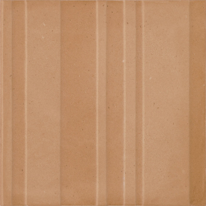 Marazzi - Crafthouse 8 in. x 8 in. Fluted Matte Porcelain Tile - Suede