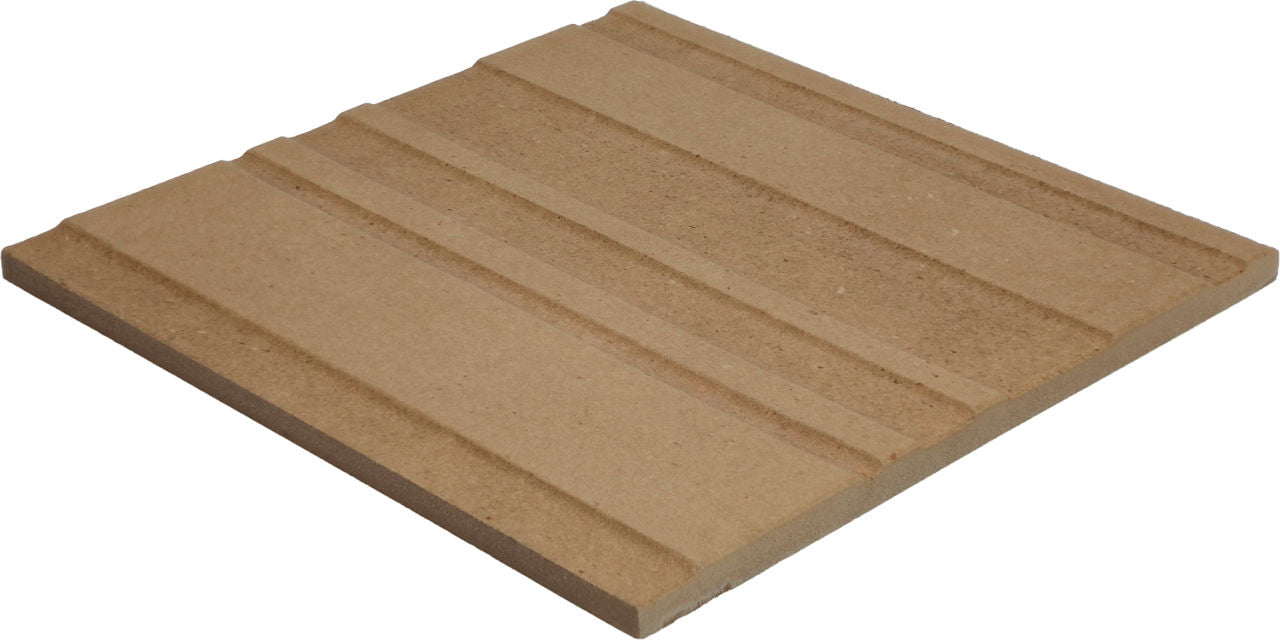 Marazzi - Crafthouse 8 in. x 8 in. Fluted Matte Porcelain Tile - Jute