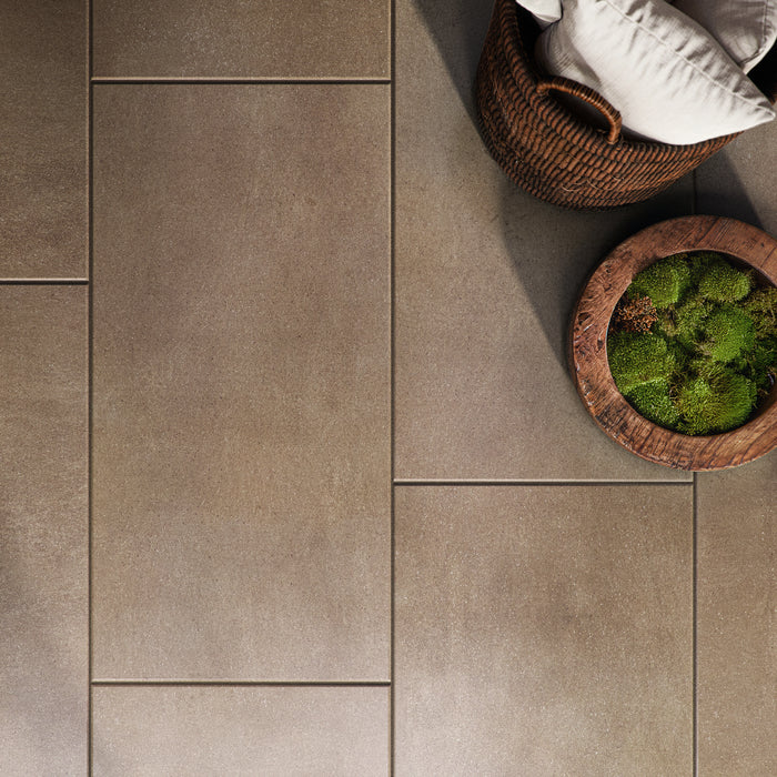Marazzi - Crafthouse 24 in. x 48 in. Matte Porcelain Tile - Argilla Installed