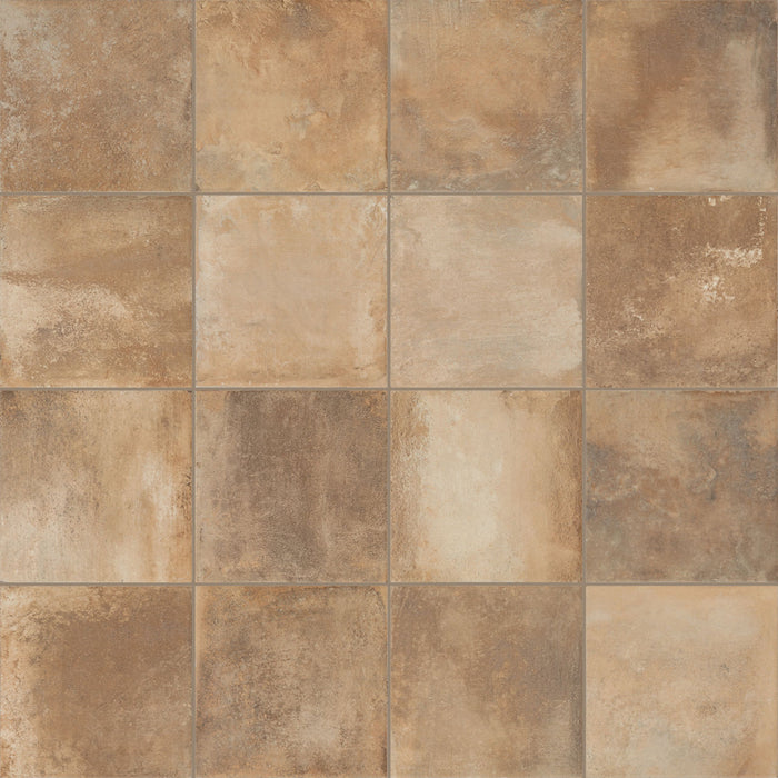 Marazzi - Cotto Revival 8 in. x 8 in. Matte Porcelain Tile - Alpaca