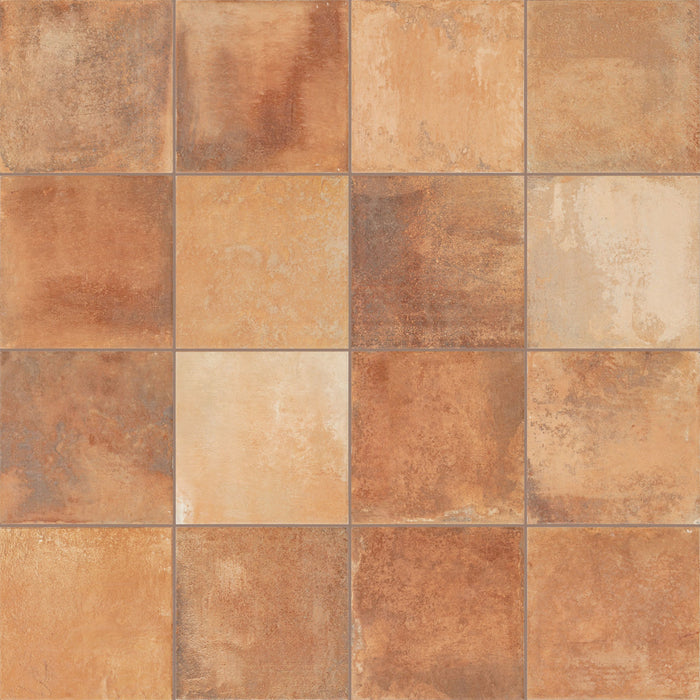 Marazzi - Cotto Revival 8 in. x 8 in. Matte Porcelain Tile - Rust