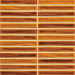 Marazzi - Cotto Revival 1 in. x 6 in. Glossy Porcelain Mosaic - Spice Crackle