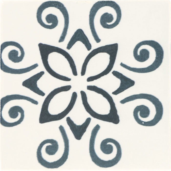 Marazzi - Cotto Revival 4 in. x 4 in. Matte Deco Porcelain Tile - Lagos