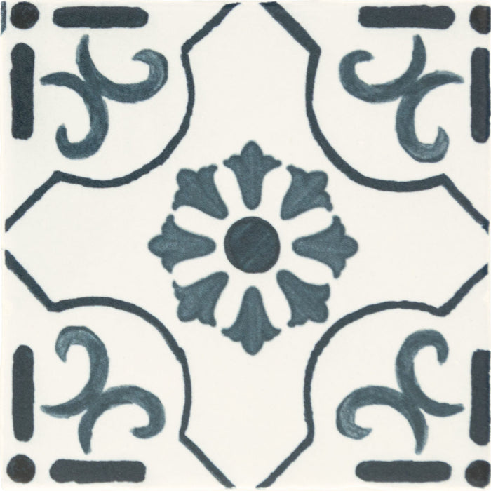 Marazzi - Cotto Revival 4 in. x 4 in. Matte Deco Porcelain Tile - Lagos
