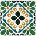 Marazzi - Cotto Revival 4 in. x 4 in. Matte Deco Porcelain Tile - Marbella
