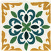 Marazzi - Cotto Revival 4 in. x 4 in. Matte Deco Porcelain Tile - Marbella