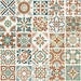 Marazzi - Cotto Revival 4 in. x 4 in. Matte Deco Porcelain Tile - Valencia