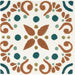 Marazzi - Cotto Revival 4 in. x 4 in. Matte Deco Porcelain Tile - Valencia
