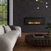 Marazzi - Inyo 2 in. x 8 in. Satin Porcelain Tile - Ink wall installation