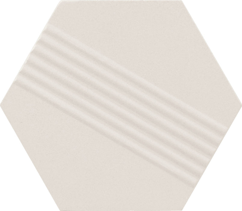 Marazzi - Rhyme And Reason 4 in. x 5 in. Hexagon Wall Tile - Bone RR16 - 3