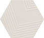 Marazzi - Rhyme And Reason 4 in. x 5 in. Hexagon Wall Tile - Bone RR16 - 4