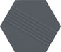 Marazzi - Rhyme And Reason 4 in. x 5 in. Hexagon Wall Tile - Indigo RR18 - 2
