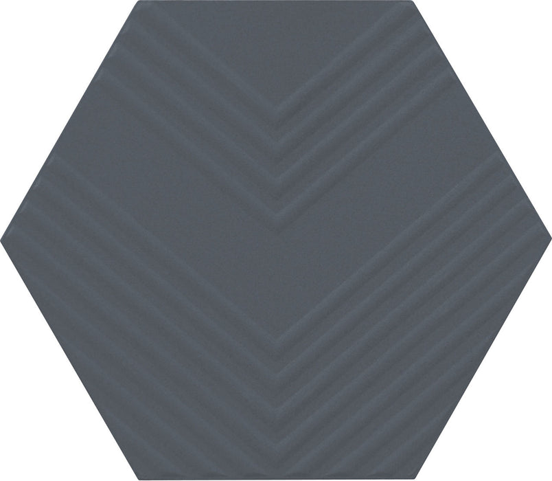 Marazzi - Rhyme And Reason 4 in. x 5 in. Hexagon Wall Tile - Indigo RR18