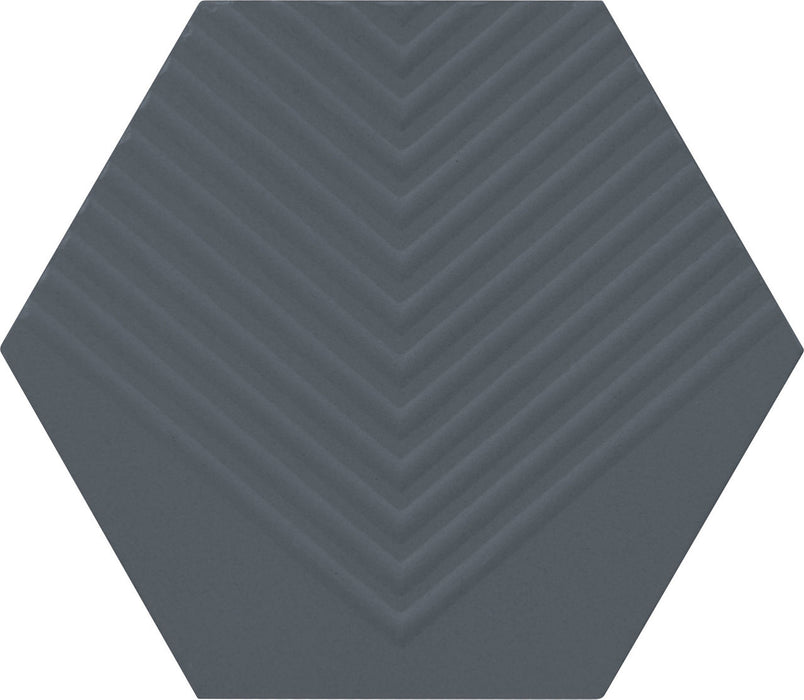 Marazzi - Rhyme And Reason 4 in. x 5 in. Hexagon Wall Tile - Indigo RR18 - 4