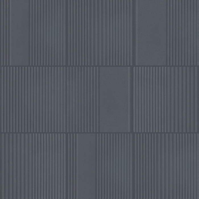 Marazzi - Rhyme And Reason 6 in. x 6 in. Monochromatic Wall Tile - Indigo RR18 Variation