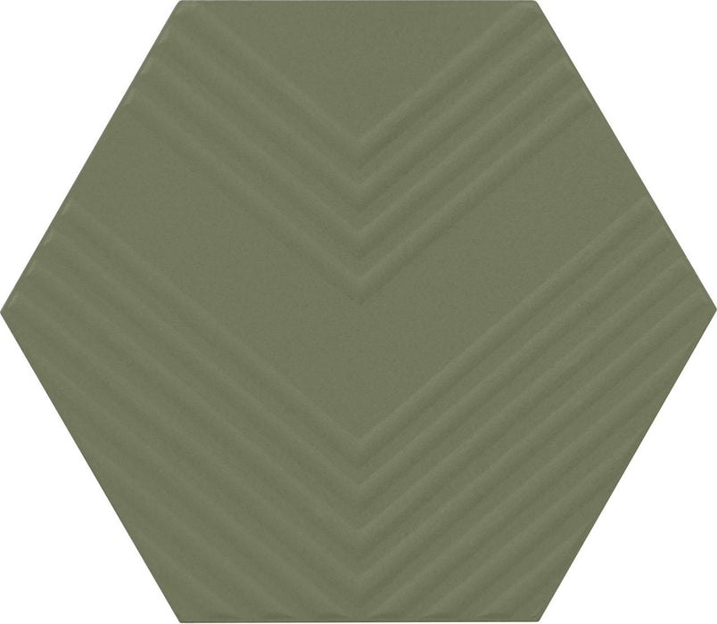 Marazzi - Rhyme And Reason 4 in. x 5 in. Hexagon Wall Tile - Artichoke RR19