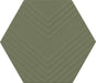 Marazzi - Rhyme And Reason 4 in. x 5 in. Hexagon Wall Tile - Artichoke RR19