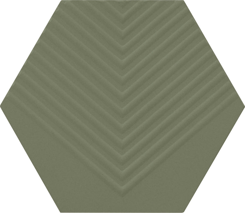 Marazzi - Rhyme And Reason 4 in. x 5 in. Hexagon Wall Tile - Artichoke RR19 - 4