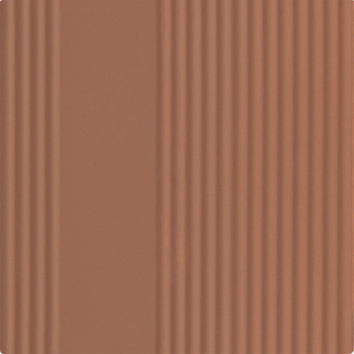 Marazzi - Rhyme And Reason 6 in. x 6 in. Monochromatic Wall Tile - Warm Terracotta RR20 -4