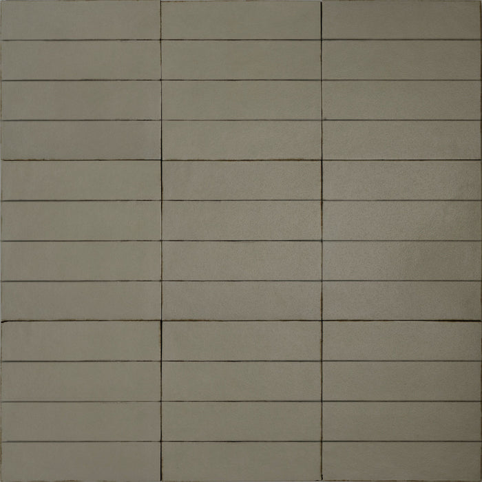 Marazzi - Terramater 3.5 in. x 15 in. Glossy Porcelain Tile - Moss