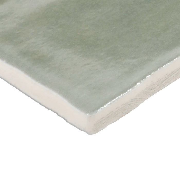 Marazzi - Zellige Neo 3 in. x 12 in. Glazed Ceramic Wall Tile - Salvia Close View