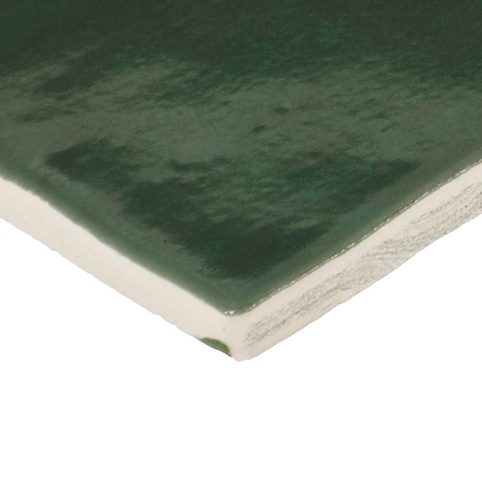 Marazzi - Zellige Neo 3 in. x 12 in. Glazed Ceramic Wall Tile - Bosco Close View