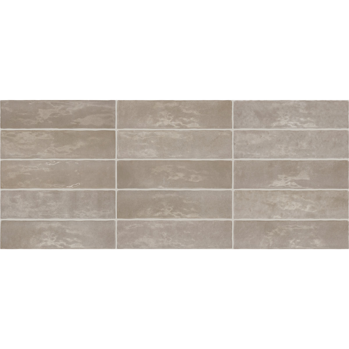 Marazzi - Zellige Neo 3 in. x 12 in. Glazed Ceramic Wall Tile - Argilla Variation View