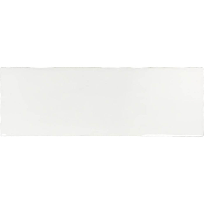 Mayolica - Madison Collection - 5 in. x 14 in. - Ceramic Tile - Blanco