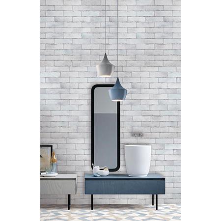 Maniscalco - Pilbara Habitat 2.5 in. x 8 in. Ceramic Tile - Mother Of Pearl Installed