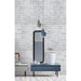 Maniscalco - Pilbara Habitat 2.5 in. x 8 in. Ceramic Tile - Mother Of Pearl Installed