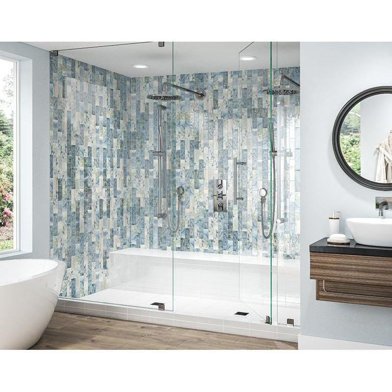 Maniscalco - Pilbara Habitat 2.5 in. x 8 in. Ceramic Tile - Tidal Installed