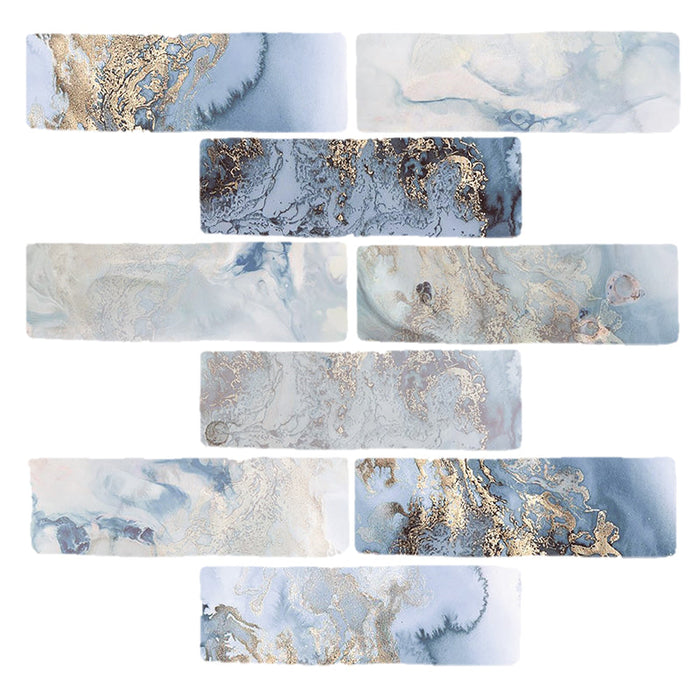 Maniscalco - Pilbara Habitat 2.5 in. x 8 in. Ceramic Tile - Tidal