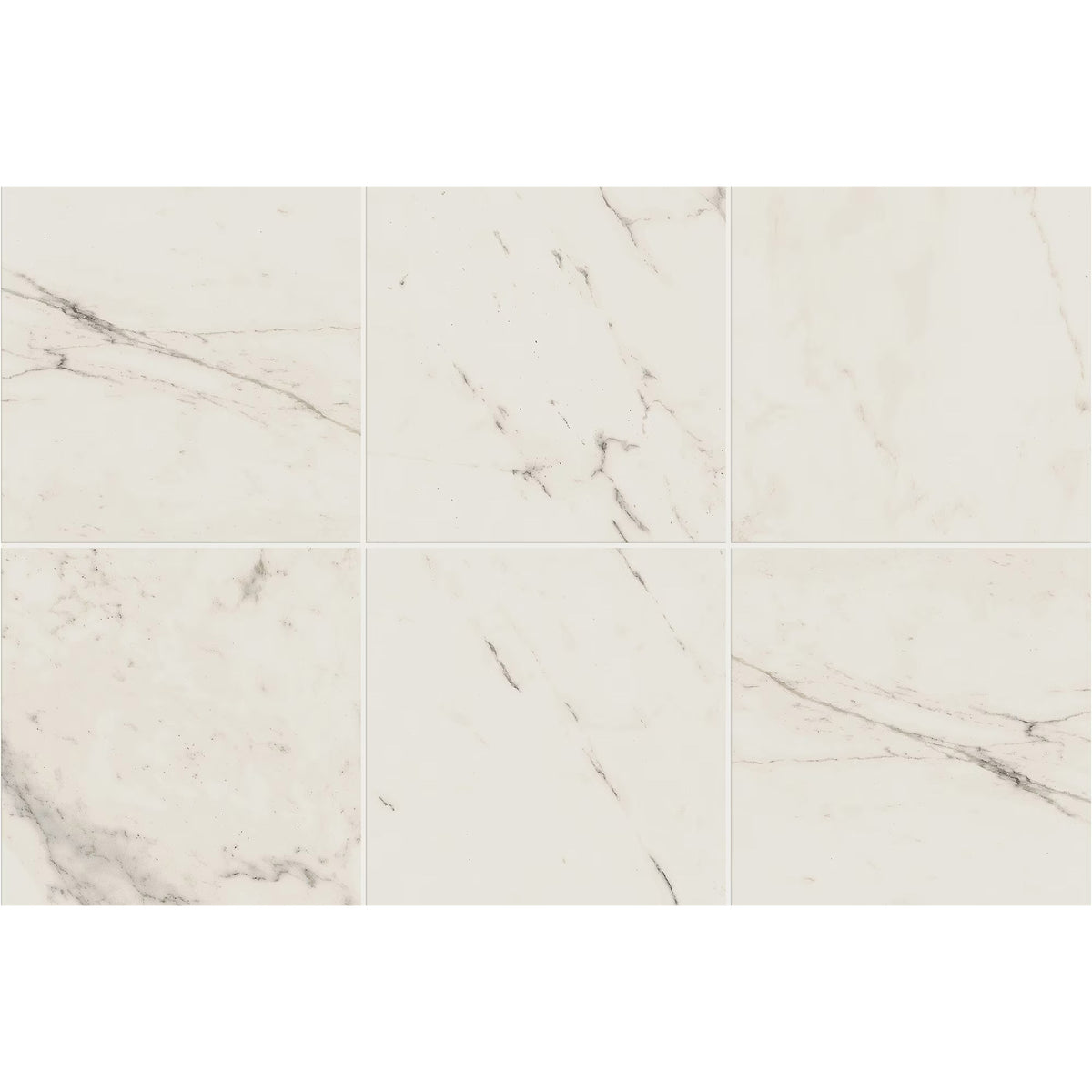 Marazzi - Classentino Marble 24 in. x 24 in. Porcelain Tile - Palazzo White Polished