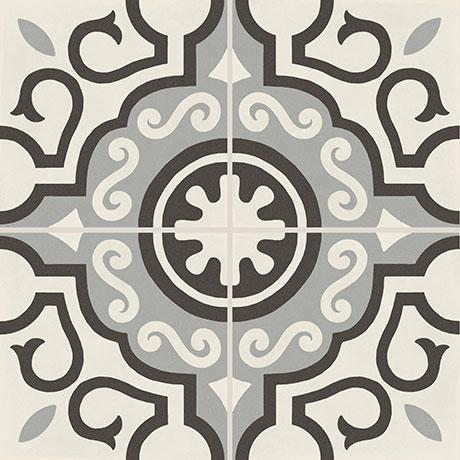 Marazzi - D_Segni™ Parisian - Porcelain Deco Tile - Chalk/Midnight