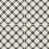 See Marazzi - D_Segni Plaid - Porcelain Deco Tile - Chalk/Midnight