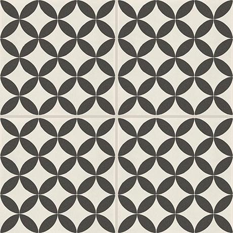 Marazzi - D_Segni™ Stella - Porcelain Deco Tile - Chalk/Midnight