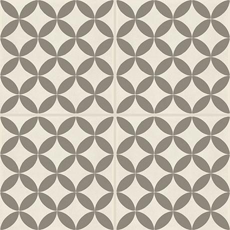 Marazzi - D_Segni™ Stella - Porcelain Deco Tile - Chalk/Mud Blend