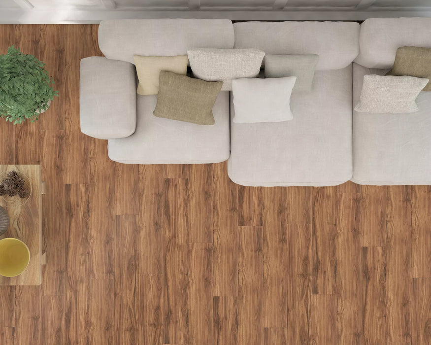 LW Flooring - Riverside - 9" x 59" - Luxury Vinyl - Marigold Room Scene