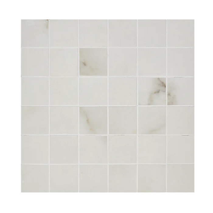 Arizona Tile - Marvel - 2" x 2" - Rectified Porcelain Mosaic - Calacatta Apuano