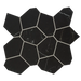 Arizona Tile - Marvel - Puzzle Mesh Matte - Rectified Porcelain Mosaic - Black Atlantis