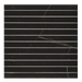 Arizona Tile - Marvel - Straight Stack Mesh - Rectified Porcelain Mosaic - Black Atlantis Matte