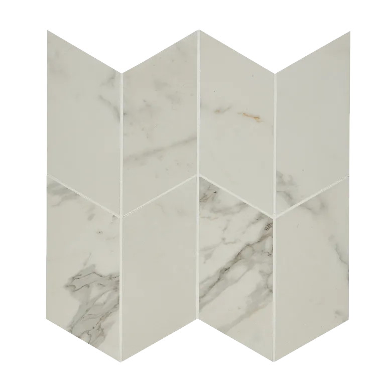 Arizona Tile - Marvel - Archer Mesh Matte - Rectified Porcelain Mosaic - Calacatta Extra